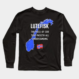 Lutefisk - The Piece Of Cod T Passeth All Understanding Long Sleeve T-Shirt